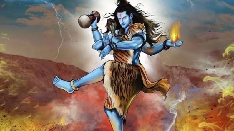 After leaving the body of Mother Sati, Lord Shiva had created an orgy, then  because of